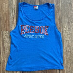 Vintage Reebok Athletic Blue Tank Top